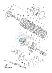 XVS950XR-A SCR950 SCR950 (BL34) drawing CLUTCH