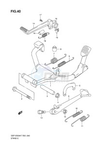 GSF-1250 BANDIT EU drawing STAND