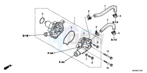 NT700VAB drawing WATER PUMP