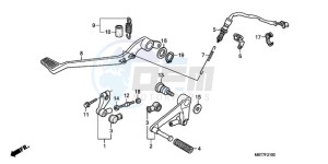 XL1000VA9 Europe Direct - (ED / ABS) drawing PEDAL