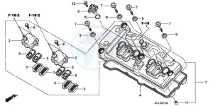 CBR1000RA9 Australia - (U / ABS SPC) drawing CYLINDER HEAD COVER