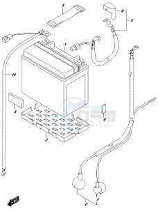 DL650 drawing BATTERY