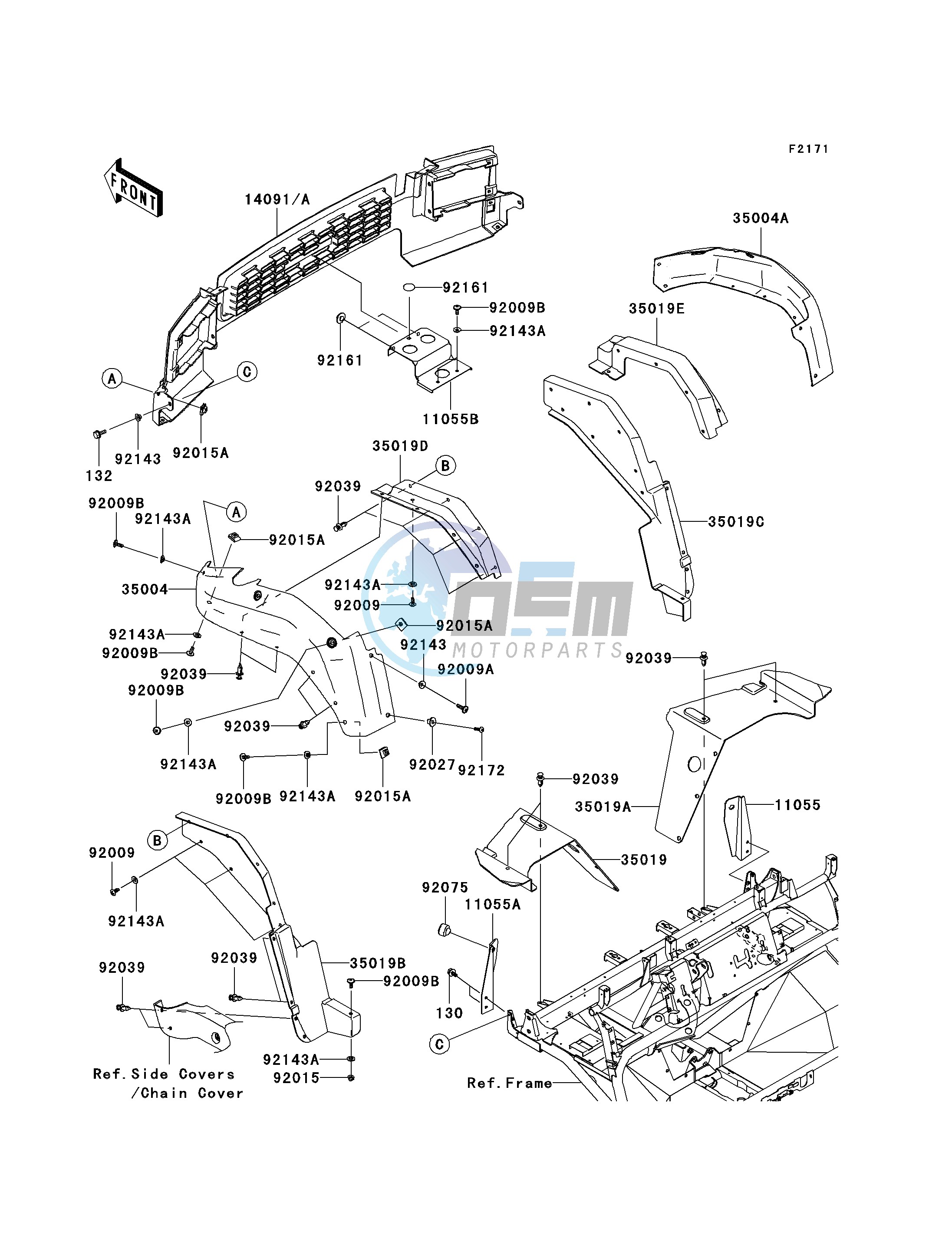 FRONT FENDER-- S- -