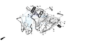 NSR125F drawing LOWER COWL