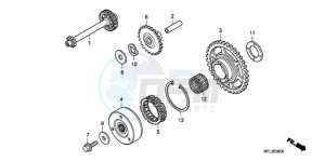 CBR1000RR9 Europe Direct - (ED / MME REP) drawing STARTING CLUTCH