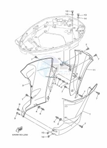 F350AETU drawing BOTTOM-COVER-3