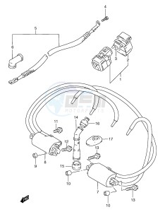 GSF1200 (E2) Bandit drawing ELECTRICAL (GSF1200SAV SAW SAX SAY)