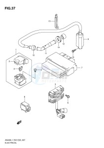 AN400 (E03) Burgman drawing ELECTRICAL