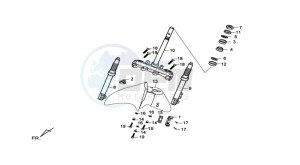 SYMPHONY ST 50 drawing FRONT FORK/ FRONT FENDER