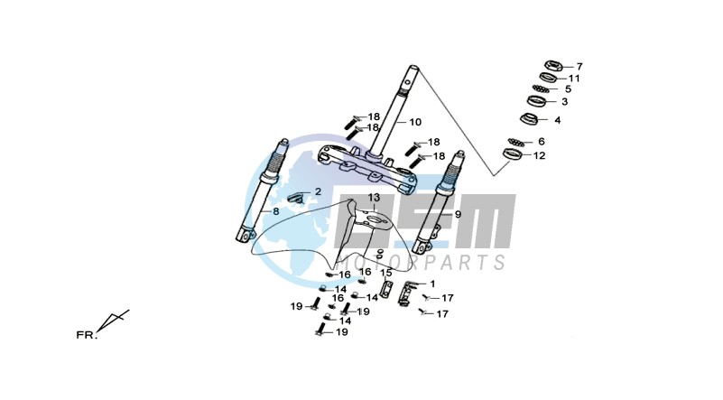 FRONT FORK/ FRONT FENDER