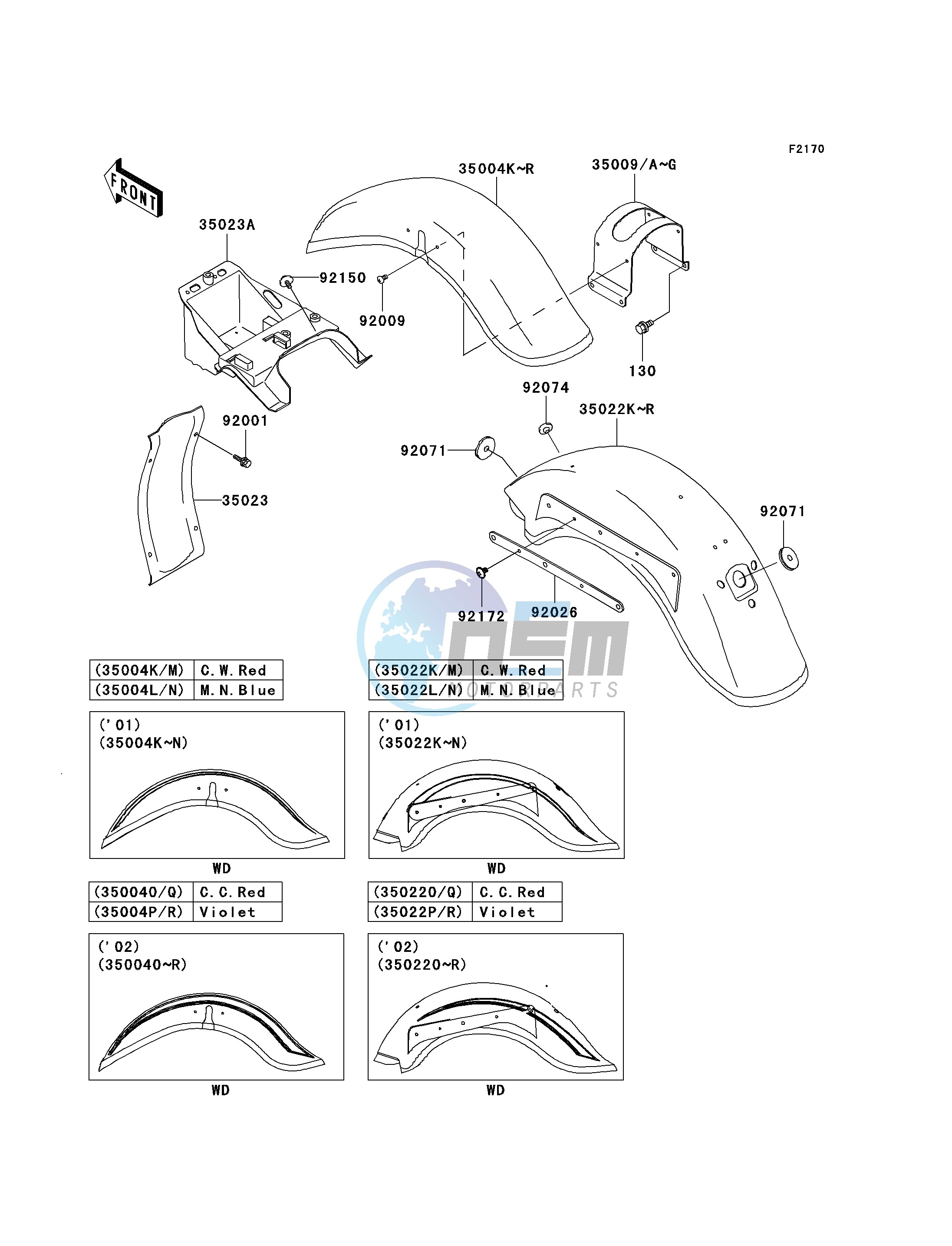 FENDERS -- VN800-B6_B7- -