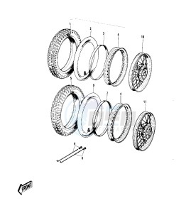 G5 100 drawing WHEELS_TIRES -- 72-73 G5-A- -