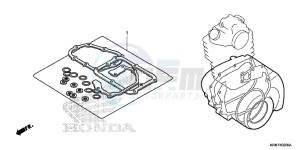 CRF250RF CRF250R Europe Direct - (ED) drawing GASKET KIT B