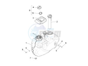 BV 350 4T 4V ie E3 ABS (USA) Usa drawing Fuel Tank