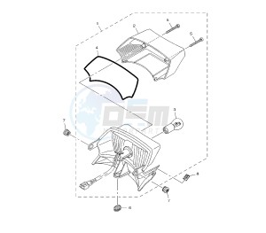 YBR 125 drawing TAILLIGHT