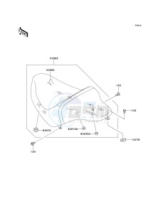 VN 1600 B [VULCAN 1600 MEAN STREAK] (B1-B2) [VULCAN 1600 MEAN STREAK] drawing SEAT