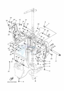 F225XA-2017 drawing FRONT-FAIRING-BRACKET