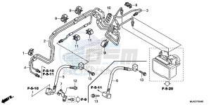 VT750C2SE Shadow - VT750C2S-E UK - (E) drawing FRONT BRAKE PIPE