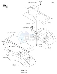 MULE SX 4x4 KAF400HJF EU drawing Cylinder Head