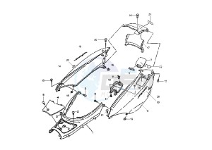 YP E MAJESTY 180 drawing REAR  BODY