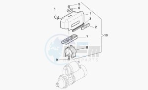 California 1100 Vintage Vintage drawing Starter motor cover