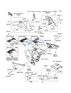 D-TRACKER 125 KLX125DCF XX (EU ME A(FRICA) drawing Side Covers/Chain Cover