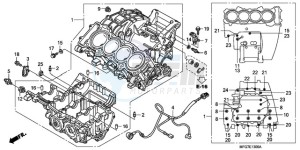 CB600F39 Europe Direct - (ED / ST 25K) drawing CRANKCASE