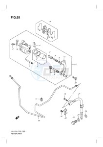 UH125 BURGMAN EU drawing REAR CALIPER