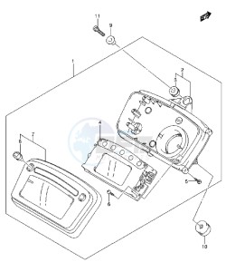 LT-A750X drawing SPEEDOMETER (LT-A750XL3 P24)