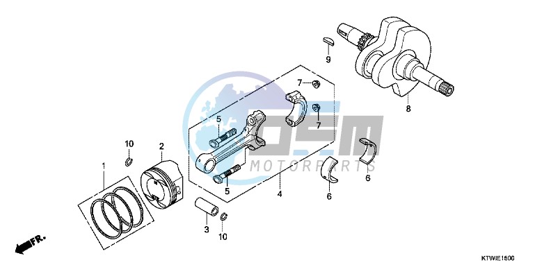 CRANKSHAFT/PISTON