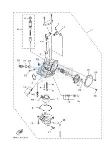 TT-R50E (2CJ3 2CJ4) drawing CARBURETOR