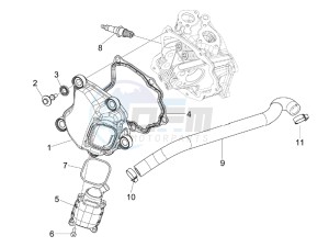 GTV 250 ie USA drawing Cylinder head cover