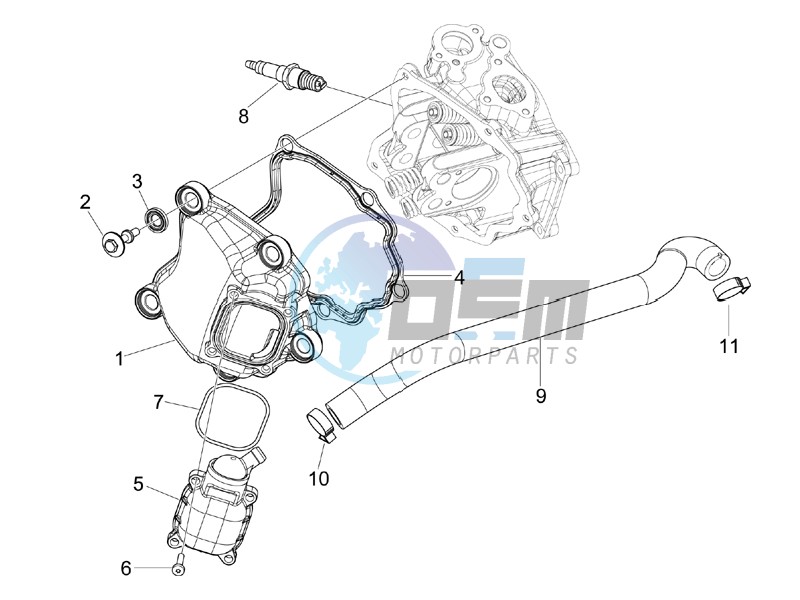 Cylinder head cover