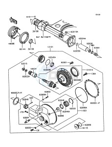 VN 1500 C [VULCAN 1500 L] (C3-C4) [VULCAN 1500 L] drawing DRIVE SHAFT_FINAL GEAR