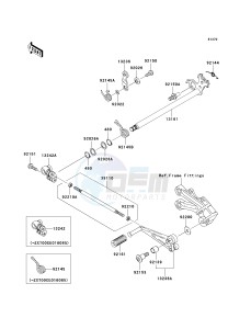 ZX 1000 M [NINJA ZX-10R] (C1) [NINJA ZX-10R] drawing GEAR CHANGE MECHANISM