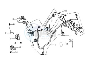 JUNGLE - 50 cc drawing ELECTRICAL DEVICES