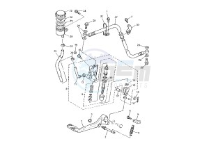 XJR-XJR SP 1300 drawing REAR MASTER CYLINDER