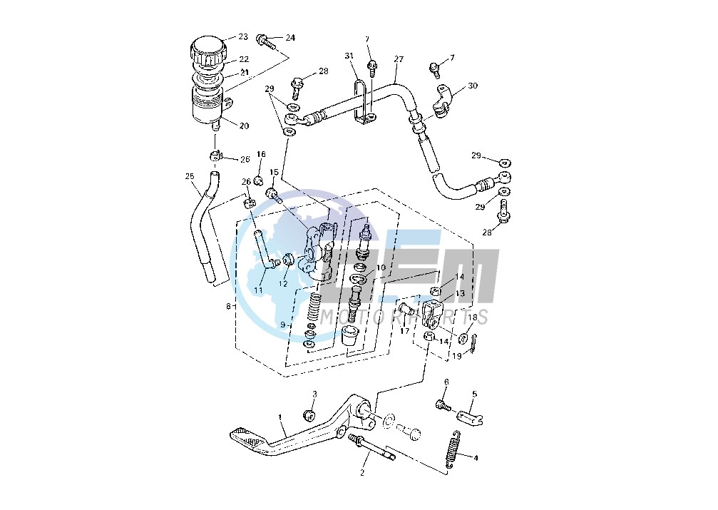 REAR MASTER CYLINDER