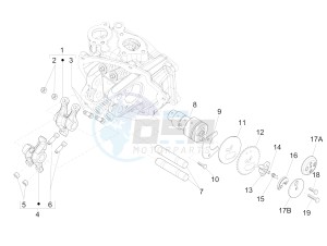 GTS 250 (EMEA, APAC) (AU, Eu, IL, J, Ri) drawing Rocking levers support unit