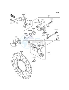 KLX250 KLX250SHF XX (EU ME A(FRICA) drawing Rear Brake