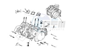 GPR - 50 CC VTHVXA00 2T drawing CRANKCASE