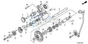 GL1800A SI - (SI) drawing REVERSE GEAR