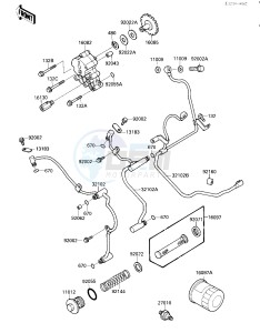 VN 1500 B [VULCAN 88 SE] (B1-B3) [VULCAN 88 SE] drawing OIL PUMP_OIL FILTER