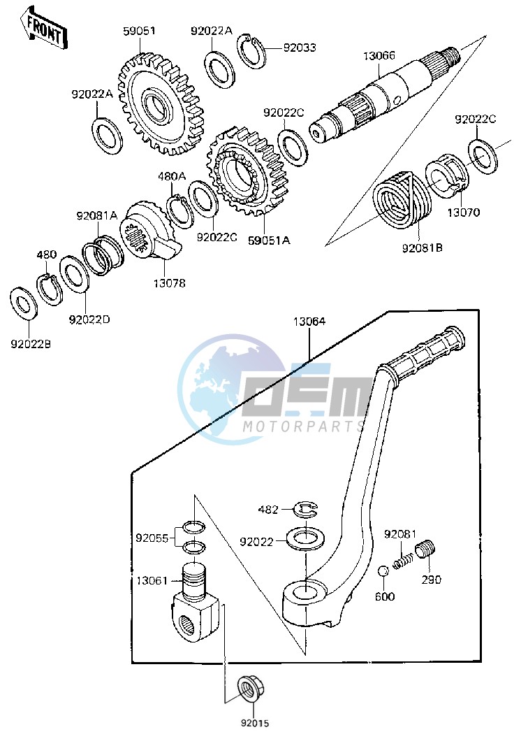 KICKSTARTER MECHANISM