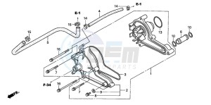 TRX500FA FOURTRAX FOREMAN drawing WATER PUMP