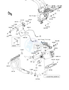 ZR 750 L [Z750 EU] (L7F-L8F) L7F drawing MUFFLER-- S- -