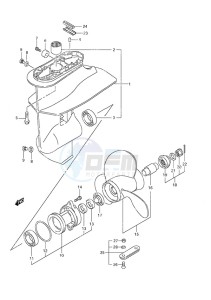 DF 8A drawing Gear Case