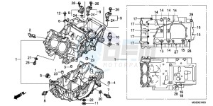 NC700XC drawing CRANKCASE