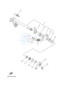 MT07A MT-07 ABS 700 (1XBH 1XBJ) drawing SHIFT SHAFT