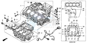 CBF600N9 Europe Direct - (ED / 25K) drawing CRANKCASE